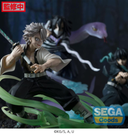 Demon Slayer Xross Link Anime PVC Figure Sanemi Shinazugawa Hashira Training Arc 12 cm