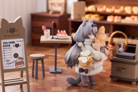 Decorated Life Collection PVC Figure Tea Time Cats - Cat Town Bakery Staff & Customer Set 12 cm