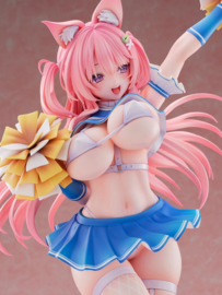 Original Character 1/5 PVC Figure Kemomimi Cheer Girl illustration by Yatanuki Kei DX Version 35 cm - PRE-ORDER