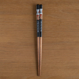 Studio Ghibli Princess Mononoke Lacquered Chopsticks San's Mask 21 cm