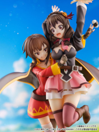 Konosuba: God's Blessing on This Wonderful World! SHIBUYA SCRAMBLE FIGURE 1/6 PVC Figure Megumin & Yunyun Futari wa Otomodachi Ver. 26 cm - PRE-ORDER