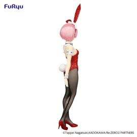 Re: Zero - Starting Life in Another World BiCute Bunnies PVC Figure Ram Red Color ver. 29 cm
