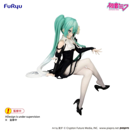 Hatsune Miku Noodle Stopper PVC Figure Flower Fairy White Rose 14 cm
