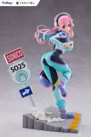 Super Sonico Tenitol PVC Figure Super Sonico 19 cm