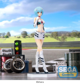 Neon Genesis Evangelion Luminasta PVC Figure Racing Rei Ayanami Pit Walk 21 cm