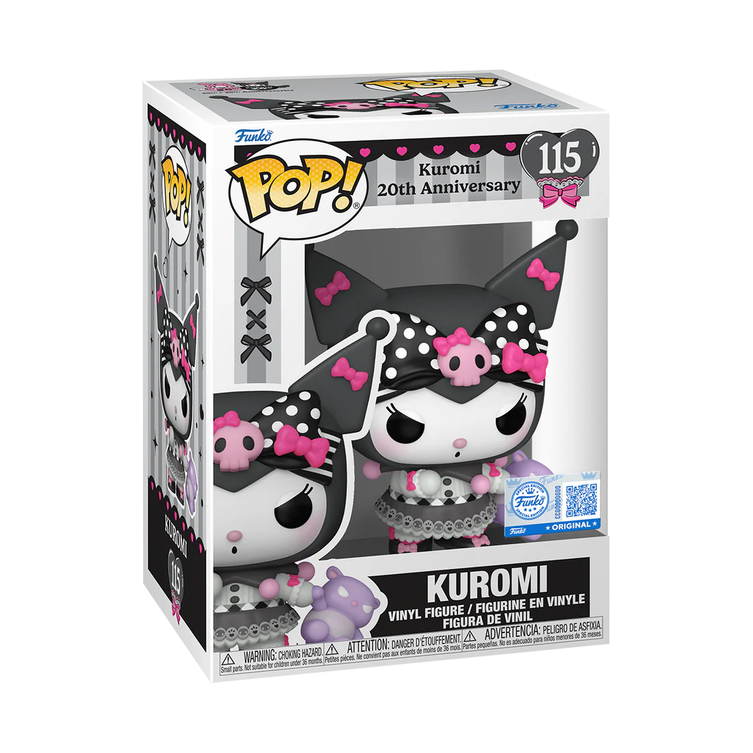 Sanrio Funko Pop Kuromi With Toy #115 - PRE-ORDER