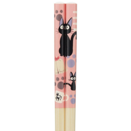 Studio Ghibli Kiki's Delivery Service Bamboo Chopsticks Jiji Paw Prints