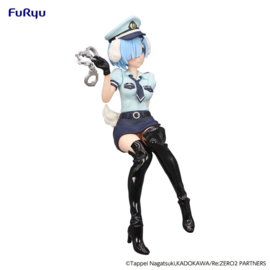 Re: Zero - Starting Life in Another World Noodle Stopper PVC Figure Rem Police Officer Cap with Dog Ears 14 cm