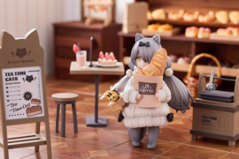 Decorated Life Collection PVC Figure Tea Time Cats - Cat Town Bakery Staff & Customer Set 12 cm
