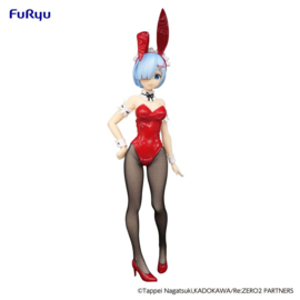 Re: Zero - Starting Life in Another World BiCute Bunnies PVC Figure Rem Red Color ver. 29 cm