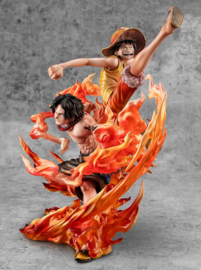 One Piece P.O.P NEO-Maximum PVC Figure Luffy & Ace Bond between brothers 20th Limited Ver. 25 cm - PRE-ORDER