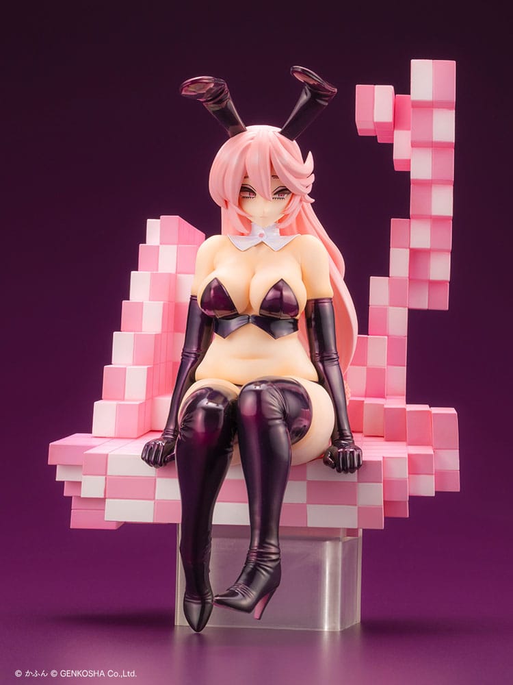 Original Character Trick Bunnies 1/7 PVC Figure Sitting Bunny Illustration by Kafun 24 cm