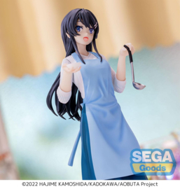 Rascal Does Not Dream of Bunny Girl Senpai Luminasta PVC Figure Mai Sakurajima Apron 14 cm