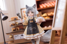 Decorated Life Collection PVC Figure Tea Time Cats - Cat Town Bakery Staff & Customer Set 12 cm