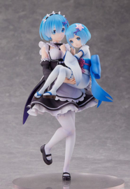 Re: Zero - Starting Life in Another World 1/7 PVC Figure Rem & Childhood Rem 23 cm