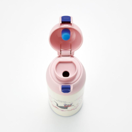 Studio Ghibli Kiki delivery's service One Push Water Bottle Jiji Guirlande de fleurs 500 ml