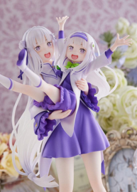 Re: Zero - Starting Life in Another World 1/7 PVC Figure Emilia & Childhood Emilia 24 cm