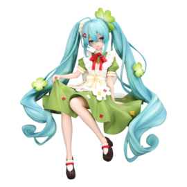 Hatsune Miku Noodle Stopper PVC Figure Flower Fairy Clover 15 cm