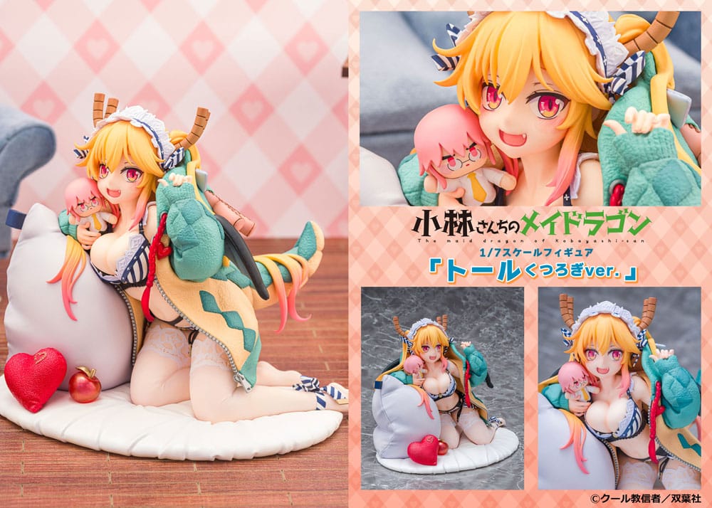 Miss Kobayashi's Dragon Maid 1/7 PVC Figure Tohru Dragon hoodie Ver. 15 cm - PRE-ORDER