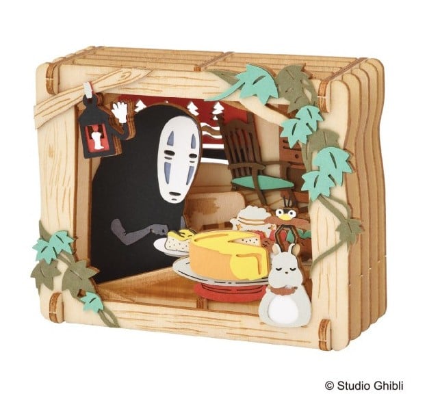 Studio Ghibli Spirited Away Paper Theater Wood Style Good Night