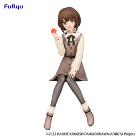 Rascal Does Not Dream Noodle Stopper PVC Figure Kaede Azusagawa Autumn Outfit Ver. 14 cm