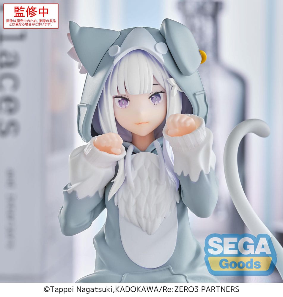 Re:Zero Starting Life in Another World Yumemirize PVC Figure Emilia Mofumofu Pack 11 cm - PRE-ORDER