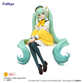 Hatsune Miku Noodle Stopper PVC Figure Flower Fairy Lily White Ver. 14 cm
