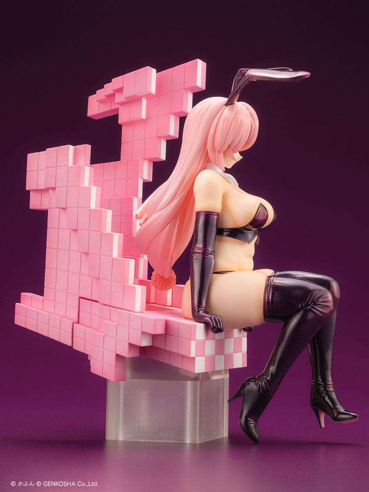 Original Character Trick Bunnies 1/7 PVC Figure Sitting Bunny Illustration by Kafun 24 cm