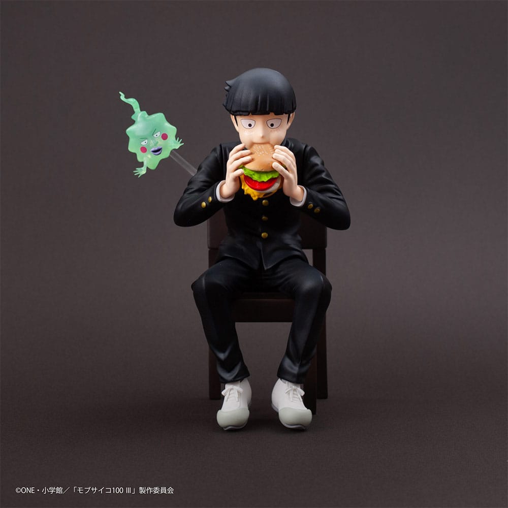 Mob Psycho 100 III x Bunbougu Cafe 2022 PVC Figure Shigeo Kageyama & Ekubo 13 cm - PRE-ORDER