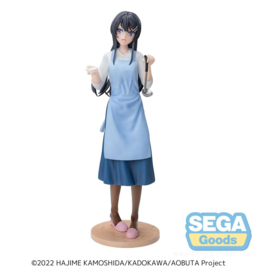 Rascal Does Not Dream of Bunny Girl Senpai Luminasta PVC Figure Mai Sakurajima Apron 14 cm