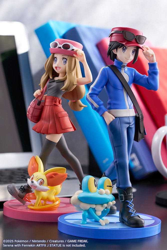Pokémon ARTFXJ 1/8 PVC Figure Calem & Froakie 20 cm - PRE-ORDER