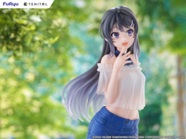 Rascal Does Not Dream of Bunny Girl Senpai Tenitol PVC Figure Mai Sakurajima 31 cm - PRE-ORDER