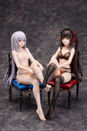 Date A Bullet 1/7 PVC Figures Kurumi Tokisaki & White Queen 17 cm - PRE-ORDER