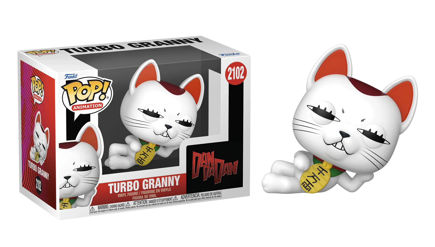 Dandadan Funko Pop Turbo Granny Cat #2102 - PRE-ORDER