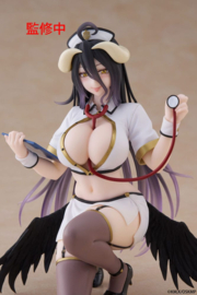 Overlord Desktop Cute PVC Figure Albedo Nurse Ver. Renewal 13 cm