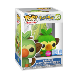 Pokemon Funko Pop Grookey (Flocked) #957