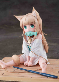 My Cat Is a Kawaii Girl 1/6 PVC Figure Kinako Sitting Fish Ver. 14 cm