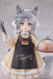 Decorated Life Collection PVC Figure Tea Time Cats - Cat Town Bakery Staff & Customer Set 12 cm