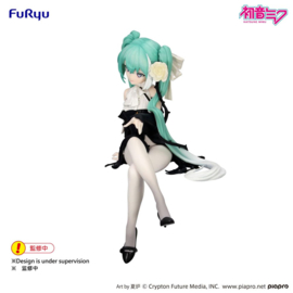Hatsune Miku Noodle Stopper PVC Figure Flower Fairy White Rose 14 cm