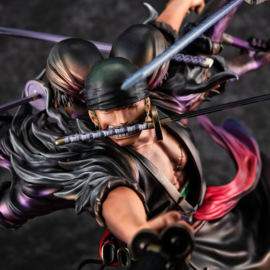 One Piece Excellent Model P.O.P PVC Figure SA-Maximum Roronoa Zoro Ver. Demon Spirit Kyuutouryuu Asura 17 cm