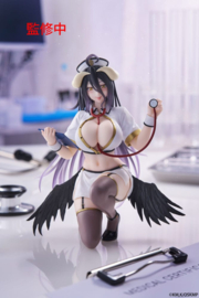 Overlord Desktop Cute PVC Figure Albedo Nurse Ver. Renewal 13 cm