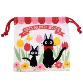 Studio Ghibli Kiki's Delivery Service Laundry Storage Bag Jiji & Kitten 20 x 19 cm