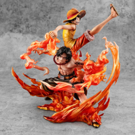 One Piece P.O.P NEO-Maximum PVC Figure Luffy & Ace Bond between brothers 20th Limited Ver. 25 cm - PRE-ORDER