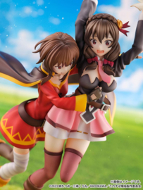 Konosuba: God's Blessing on This Wonderful World! SHIBUYA SCRAMBLE FIGURE 1/6 PVC Figure Megumin & Yunyun Futari wa Otomodachi Ver. 26 cm - PRE-ORDER
