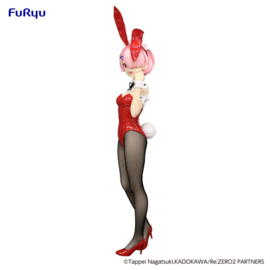 Re: Zero - Starting Life in Another World BiCute Bunnies PVC Figure Ram Red Color ver. 29 cm