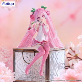 Hatsune Miku Noodle Stopper PVC Figure Sakura Miku 2024 Pearl Color Ver. 15 cm