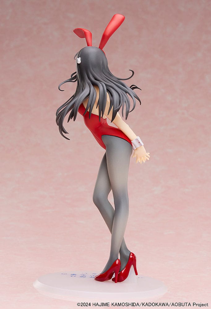 Rascal Does Not Dream of Bunny Girl Senpai 1/7 PVC Figure Mai Sakurajima Red Bunny Girl Ver. 27 cm - PRE-ORDER