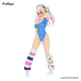 Super Sonico PVC Figure Super Sonico Concept Figure 80's/Another Color/Blue Ver. 18 cm