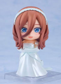 The Quintessential Quintuplets Nendoroid Action Figure Miku Nakano: Wedding Dress Ver. 10 cm