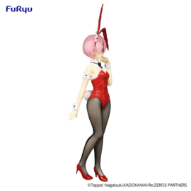 Re: Zero - Starting Life in Another World BiCute Bunnies PVC Figure Ram Red Color ver. 29 cm